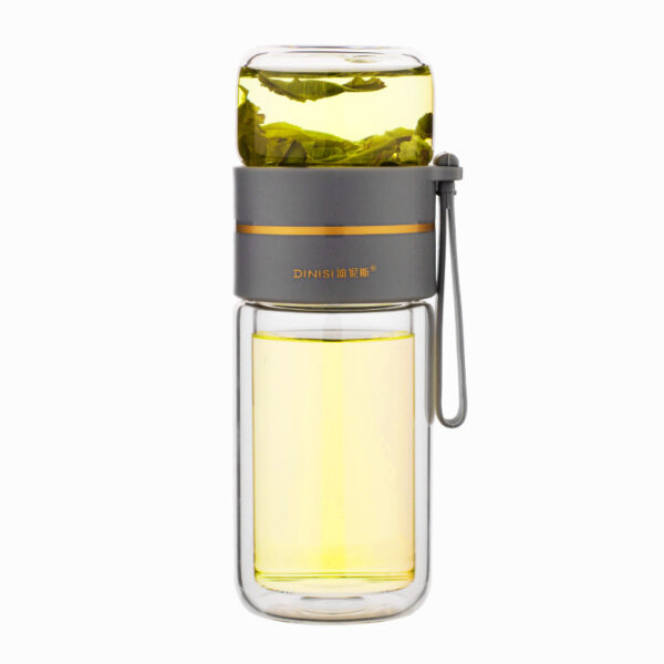 She-Vibes Glass Water Bottle With Tea Infuser Filter - Image 8