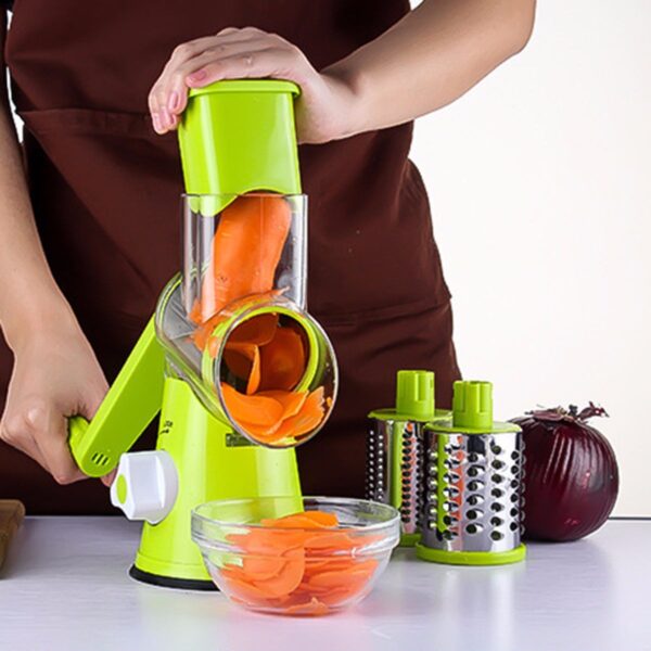 She-Vibes Vegetable Cutter Round Mandoline Slicer Potato