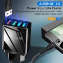 She-Vibes Illuminated 4USB Mobile Phone Charger 3A Charging Head