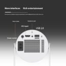 She-Vibes Portable Projector For Home Use 180 Degrees