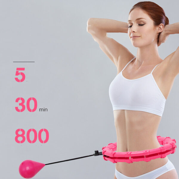 She-Vibes Waist Exercise Detachable Massage Fitness Hoops Gym Home Training Weight Loss - Image 5