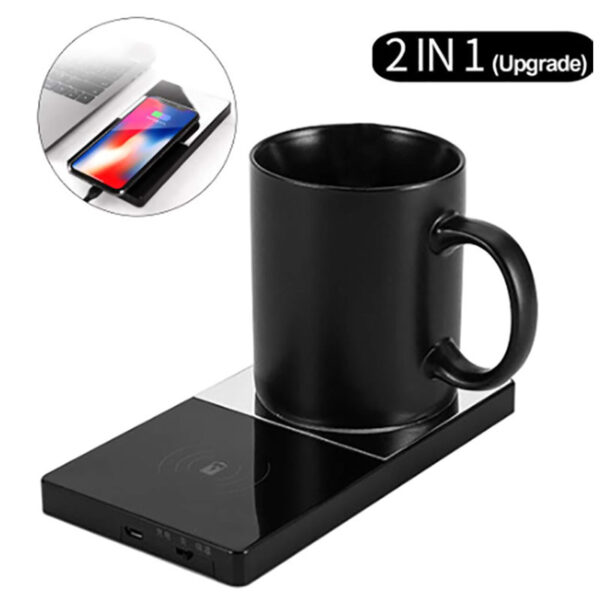 She-Vibes 2 In 1 Heating Mug Cup Warmer Electric Wireless Charger - Image 5
