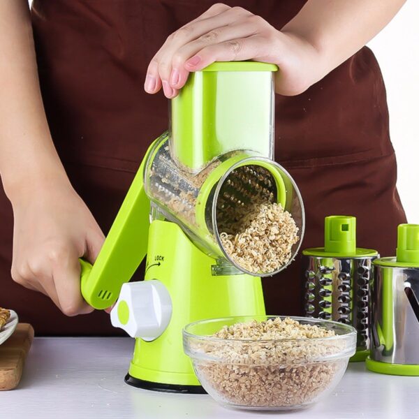 She-Vibes Vegetable Cutter Round Mandoline Slicer Potato - Image 5