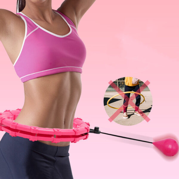 She-Vibes Waist Exercise Detachable Massage Fitness Hoops Gym Home Training Weight Loss