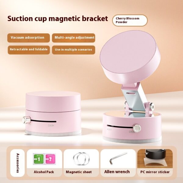 She-Vibes Magnetic Vacuum Car Phone Holder Foldable Suction - Image 10