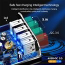 She-Vibes Illuminated 4USB Mobile Phone Charger 3A Charging Head
