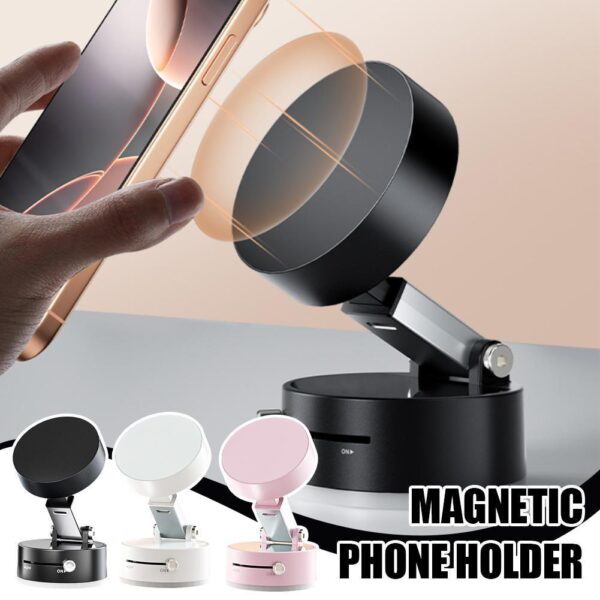 She-Vibes Magnetic Vacuum Car Phone Holder Foldable Suction
