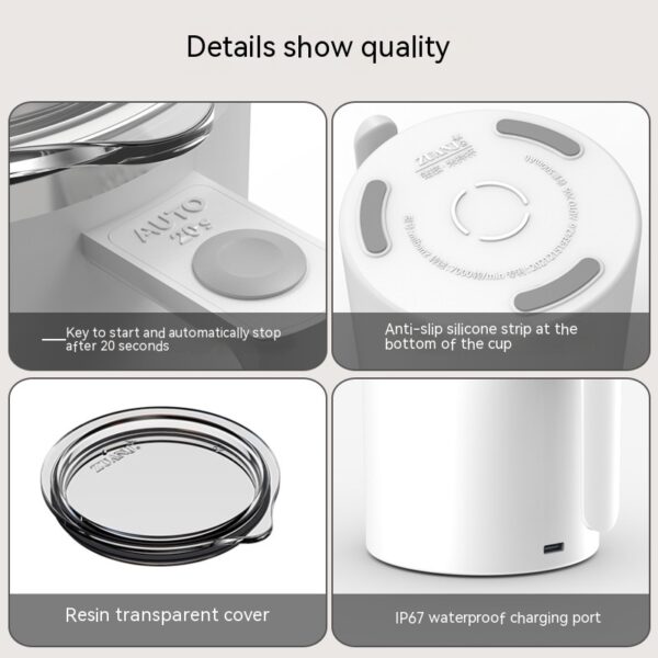 She-Vibes Portable Smart Magnetic Automatic Mixing Coffee Cup - Image 8