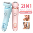 She-Vibes 2 In 1 Hair Remover USB Rechargeable