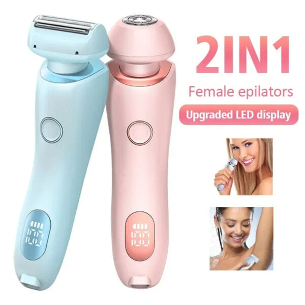 She-Vibes 2 In 1 Hair Remover USB Rechargeable