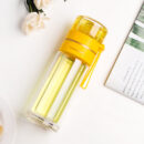 She-Vibes Glass Water Bottle With Tea Infuser Filter