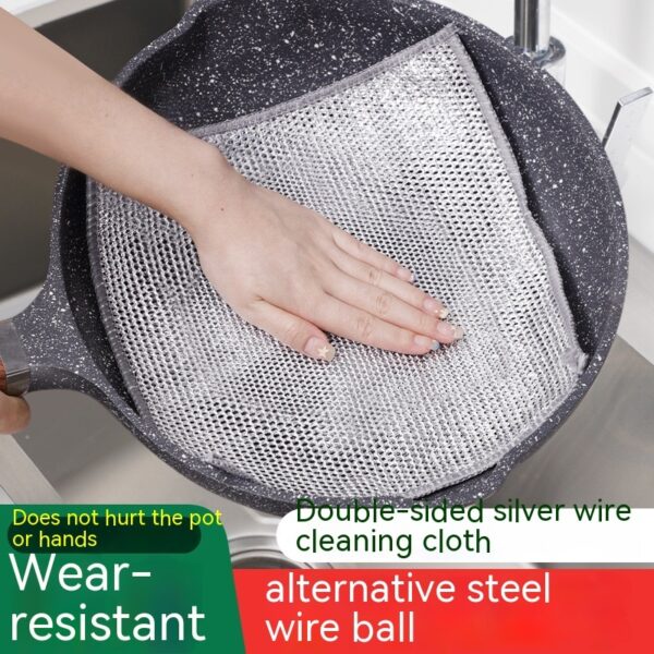 She-Vibes Steel Wire Ball Cloth Kitchen Cleaning Dishcloth