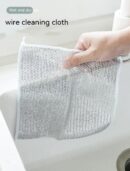 She-Vibes Steel Wire Ball Cloth Kitchen Cleaning Dishcloth